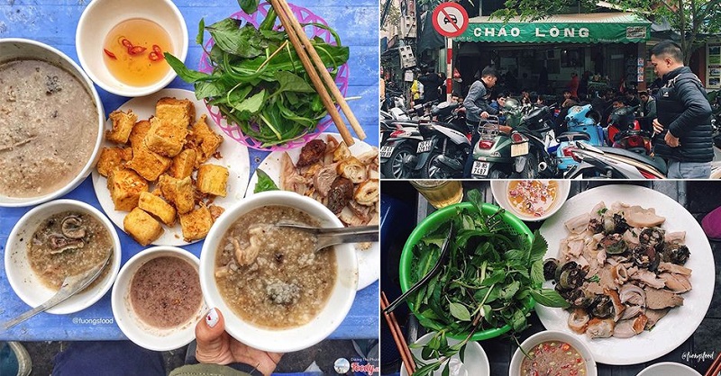 Top 10 địa điểm ăn cháo lòng ngon Hà Nội