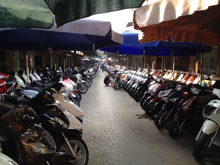 Chợ xe máy cũ Hà Nội 2