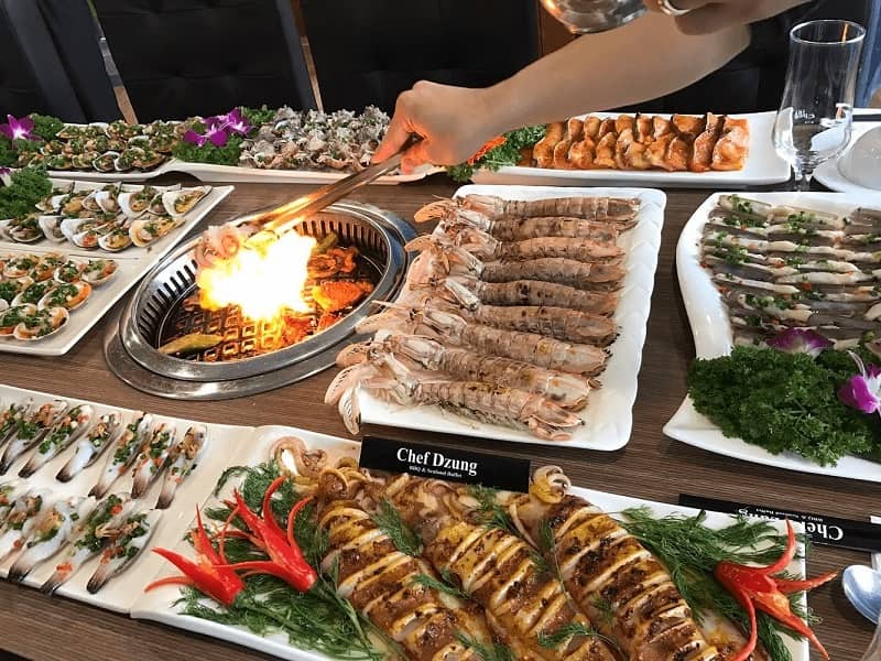 buffet hải sản Hà Nội 2