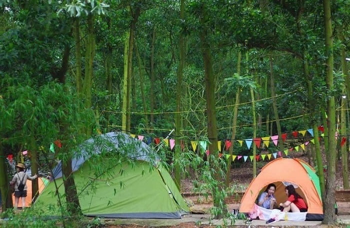 địa điểm cắm trại gần Hà Nội 10