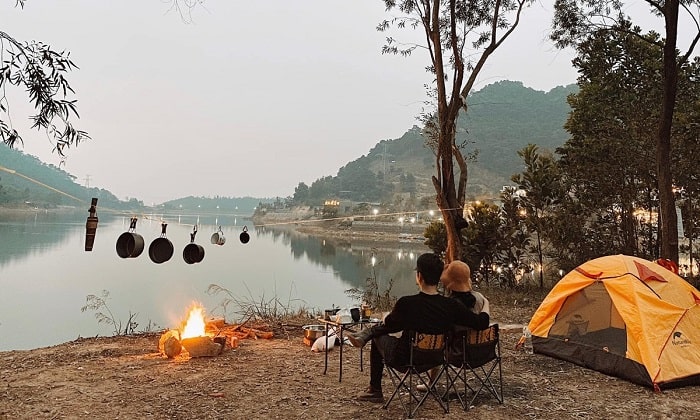 địa điểm cắm trại gần Hà Nội 2