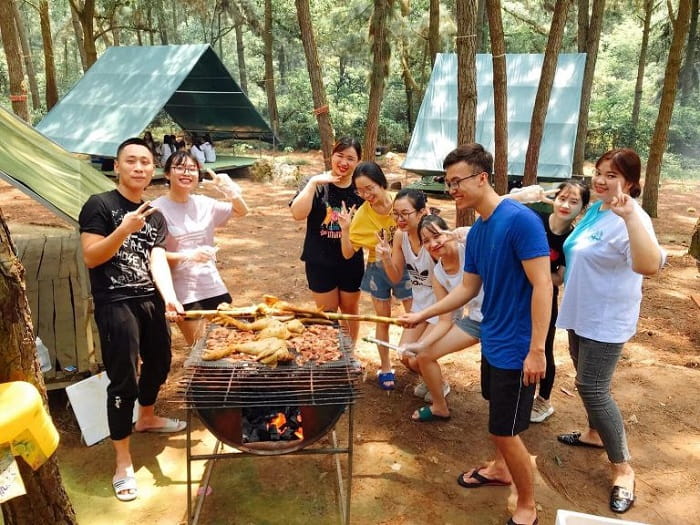 địa điểm cắm trại gần Hà Nội 5