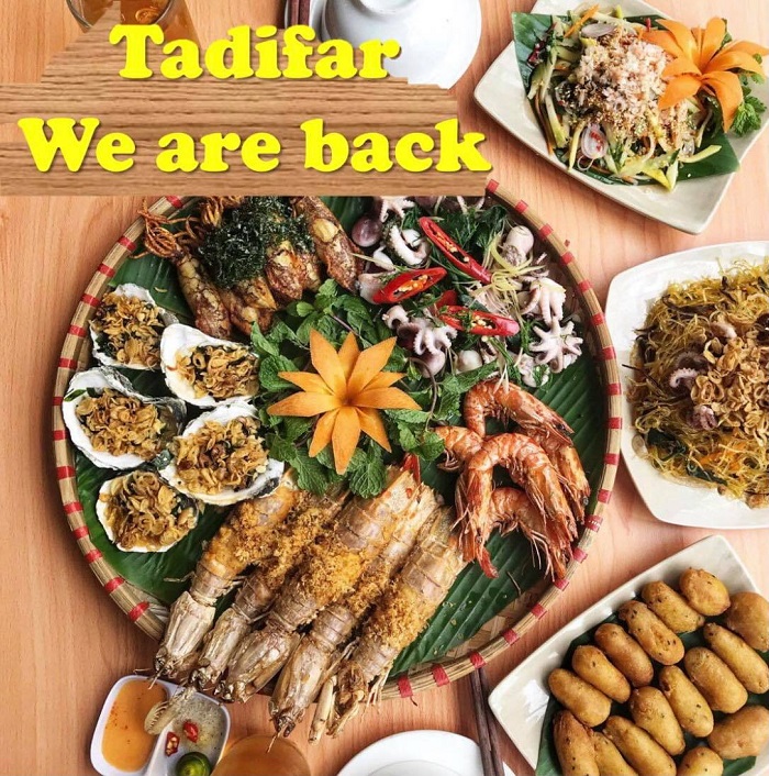 Hải sản tươi ngon từ nhà hàng Tadifar