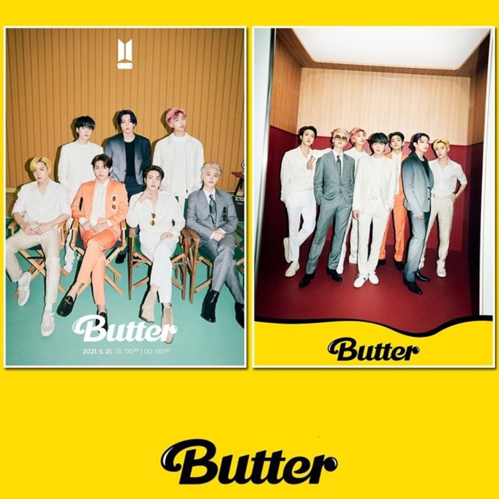 Hình ảnh thành viên BTS trong album Butter