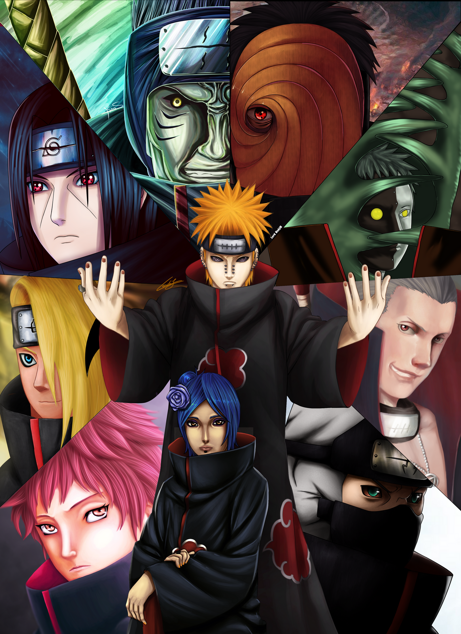Ảnh bìa Naruto cực đẹp cho Facebook | Akatsuki, Naruto, Ảnh bìa