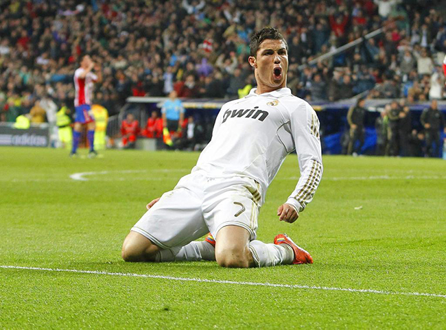 Hình Ronaldo ăn mừng