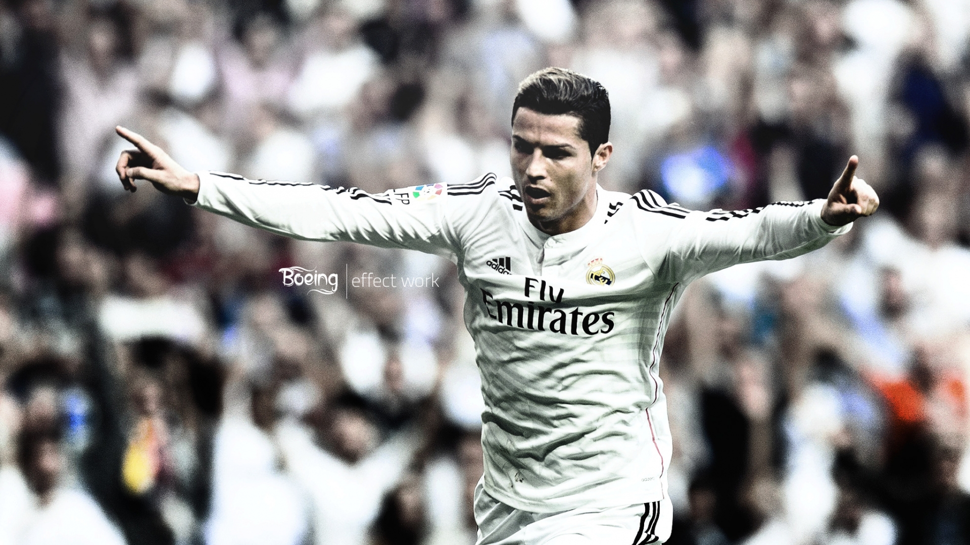 Ảnh Ronaldo ăn mừng cực chất