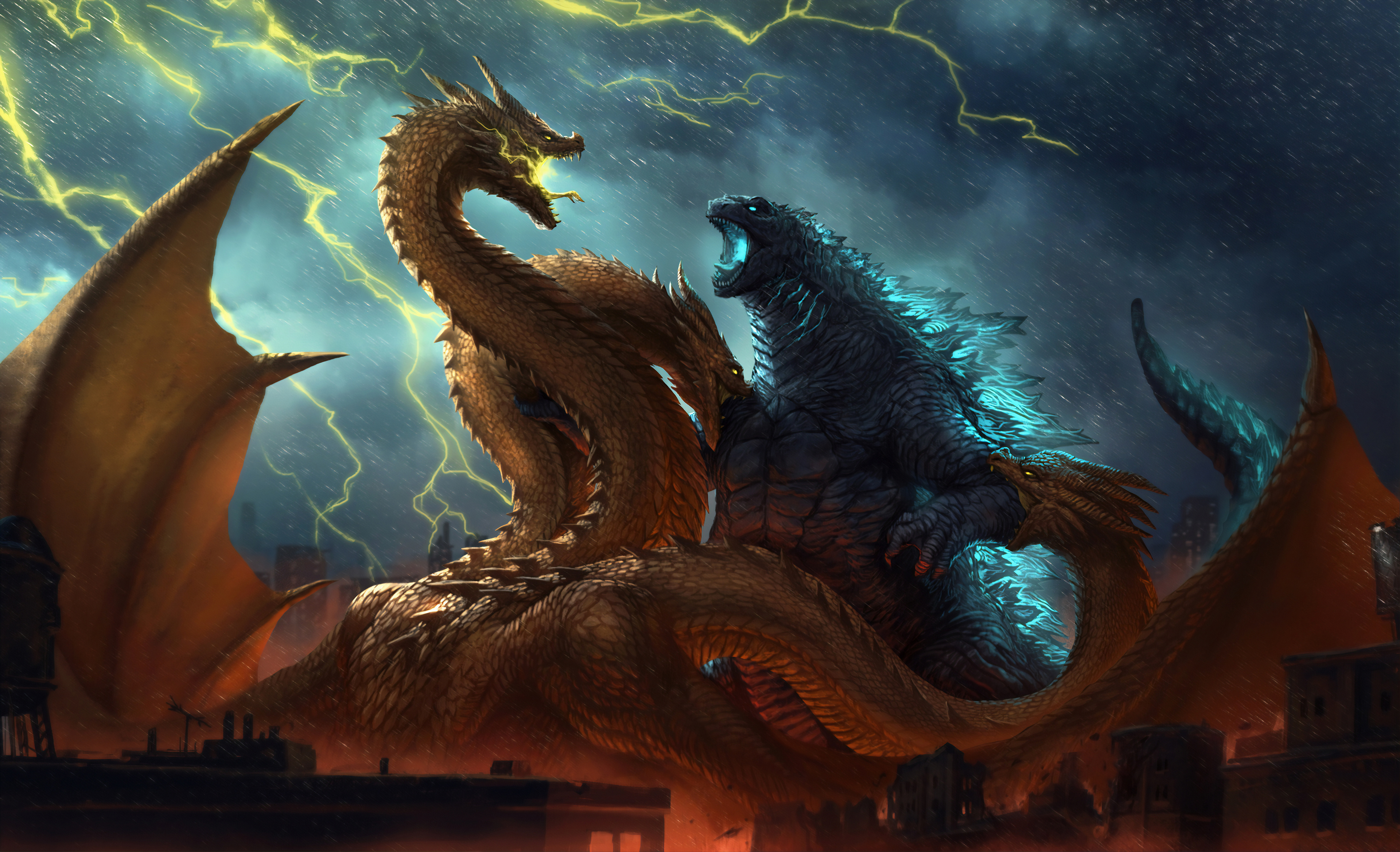 Trọn Bộ 50 Hình Nền Godzilla Ngầu Đạt Chuẩt 4K Cực Chất Lượng