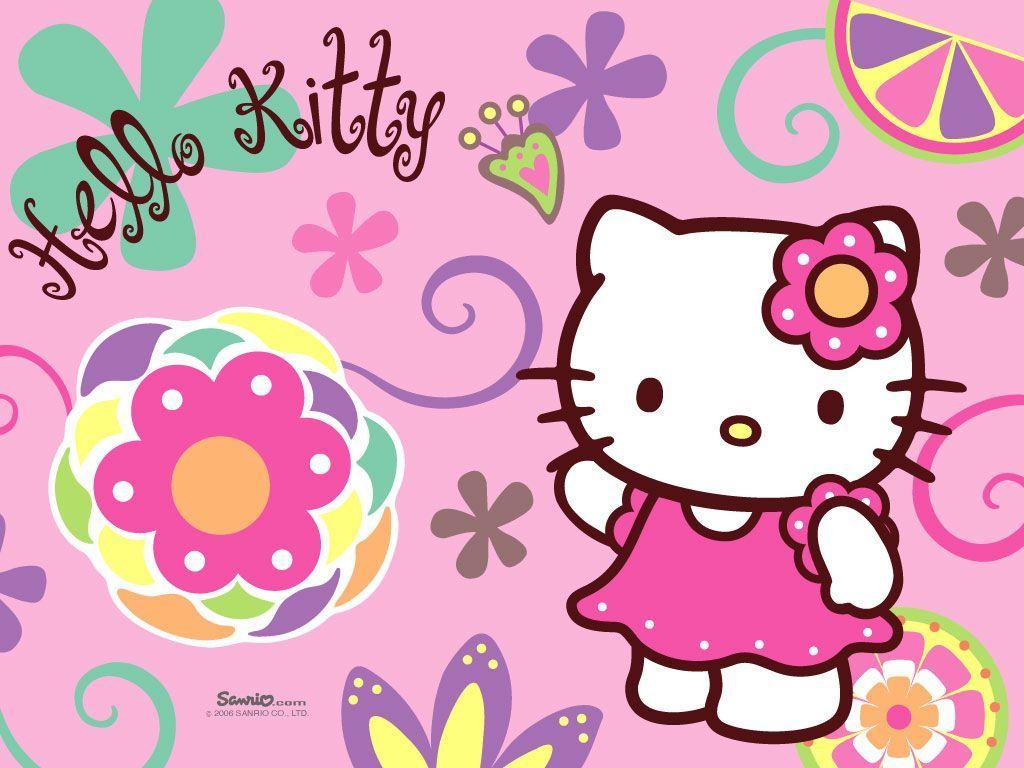 Hình nền Hello Kitty Màu Hồng Dễ Thương Con Mèo Mèo Con Hoạt Hình  Background Vector để tải xuống miễn phí  Pngtree