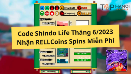 Code Shindo Life Tháng 62023